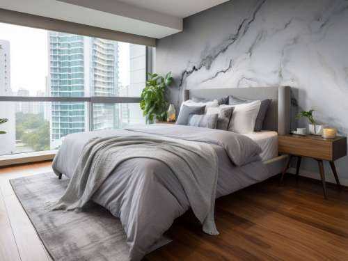 White curly marble