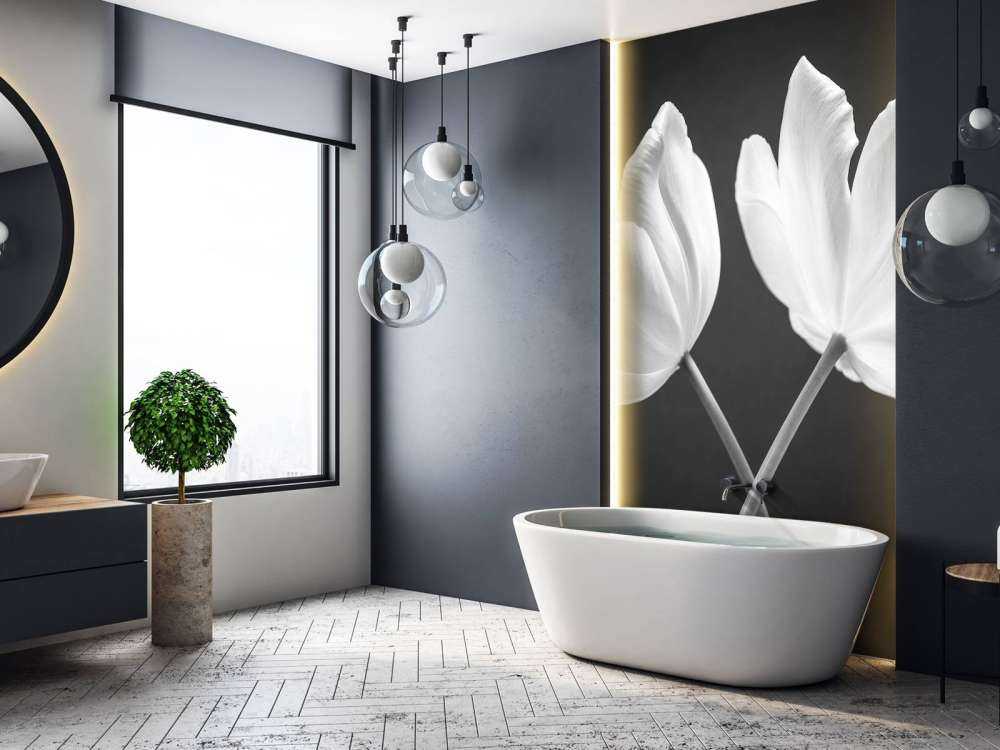 Crossed tulips