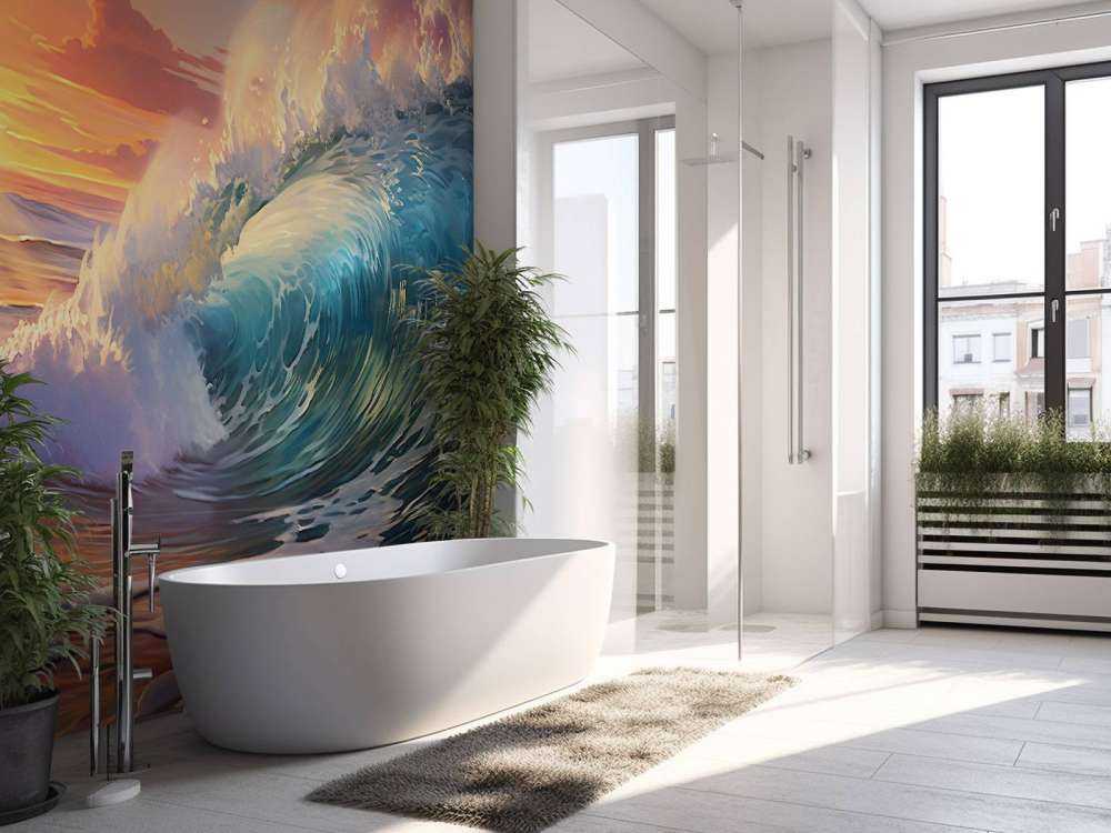 A Wave over the Sunset #2