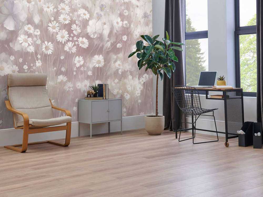 Lush Greenery of Summer Muted Pink