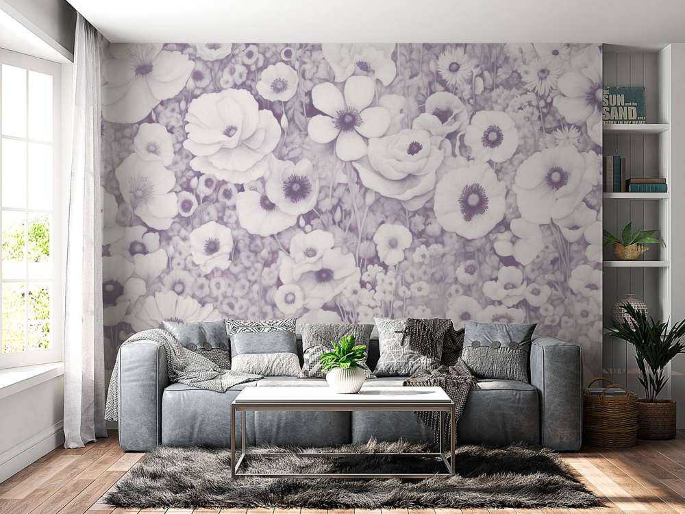 Poppy Tale Monochrome Pink