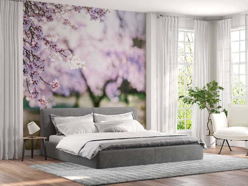 Bloeiende Amandelbomen