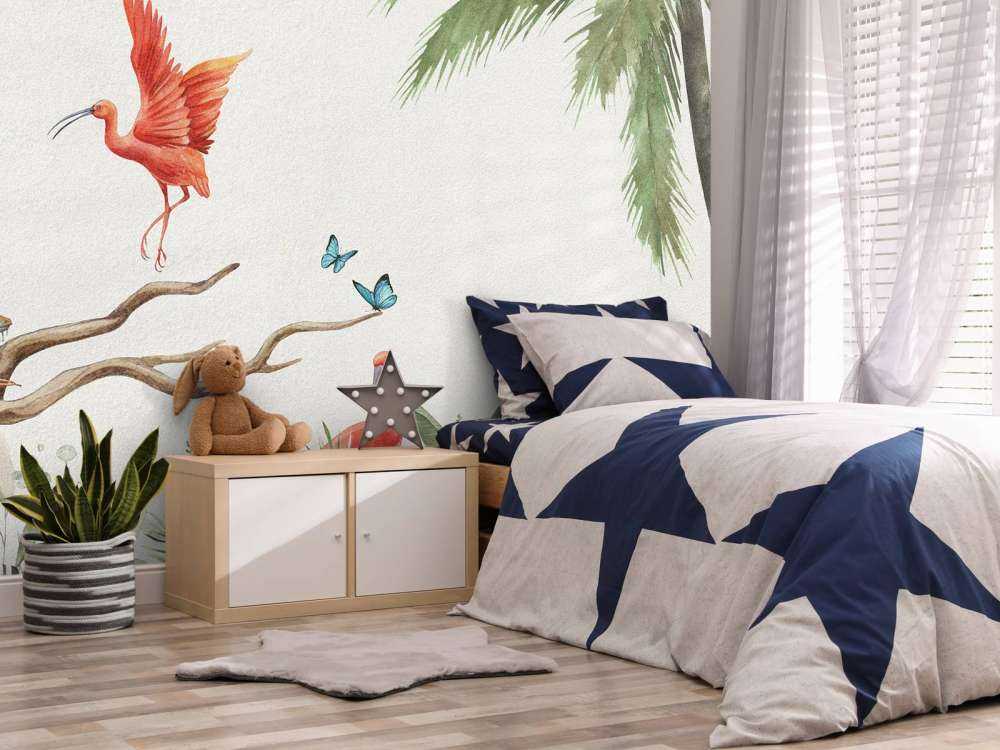 Branch with jungle animals