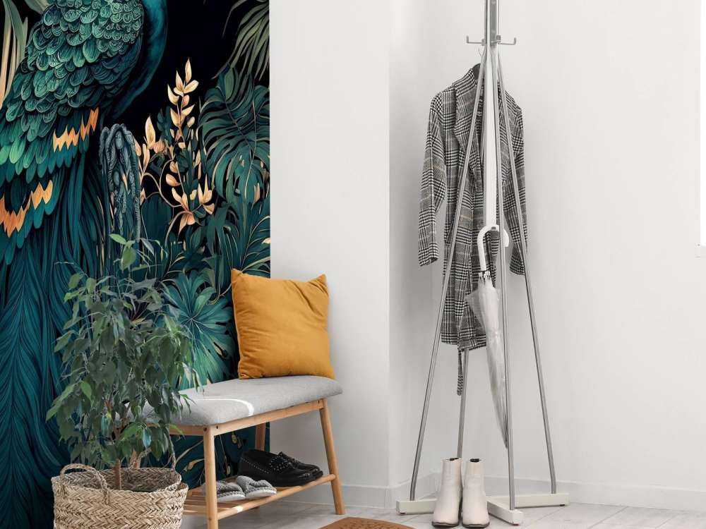 Nighttime Beauty of the Peacock