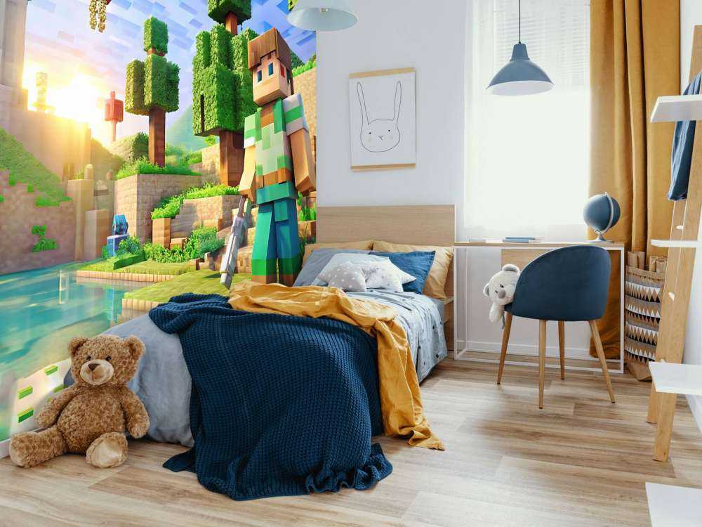 Sunset in block valley