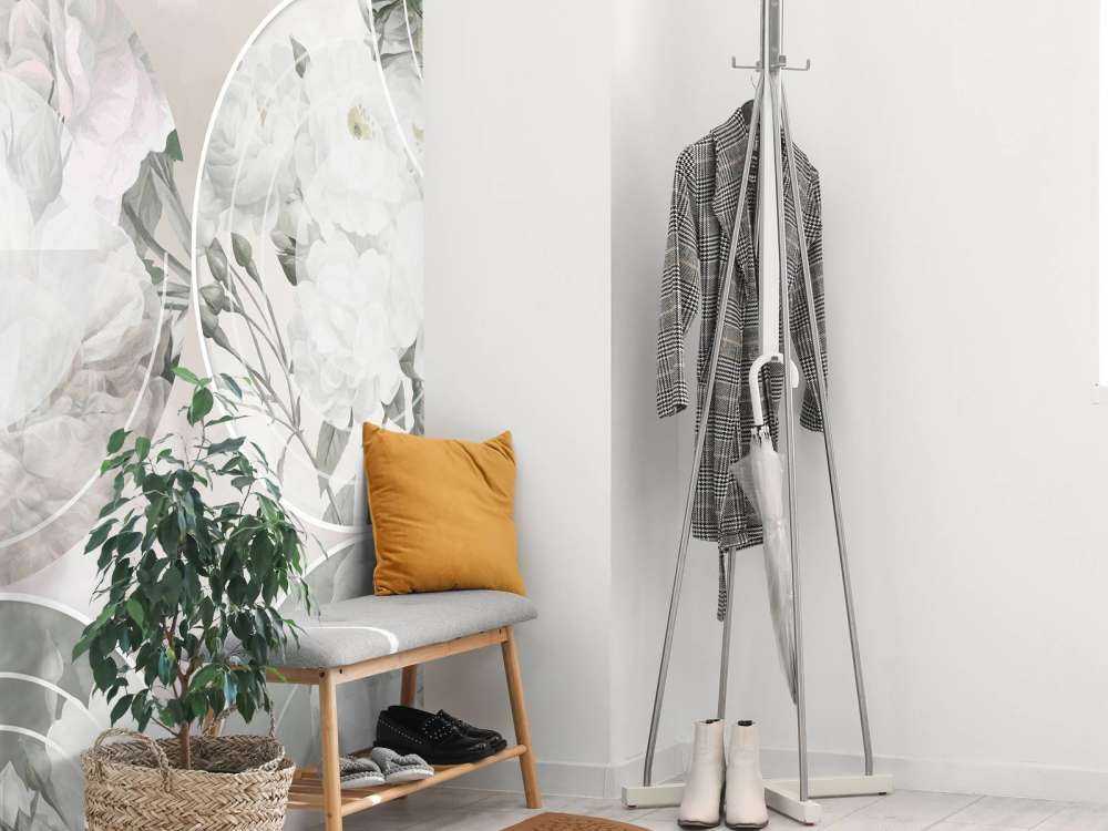 Timeless Floral Elegance - Soft White