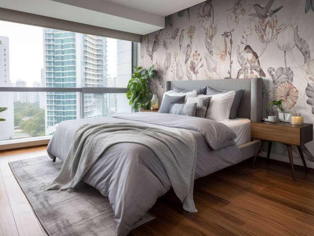 Spring Hummingbird Symphony - Vintage Sepia Bloom