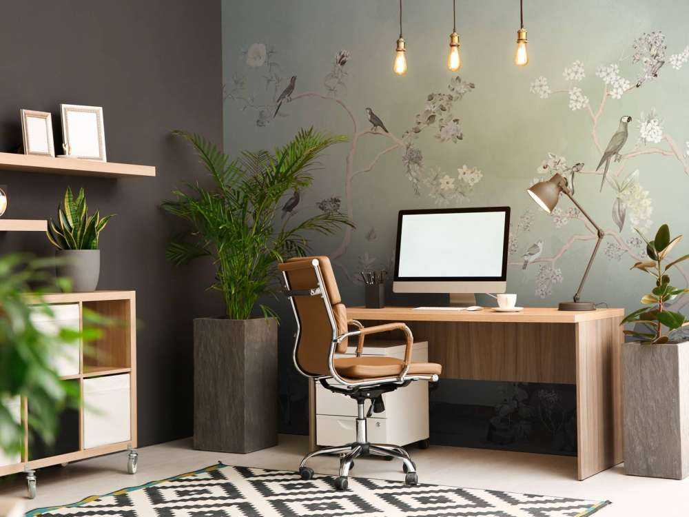 Birds in Garden Panorama 9