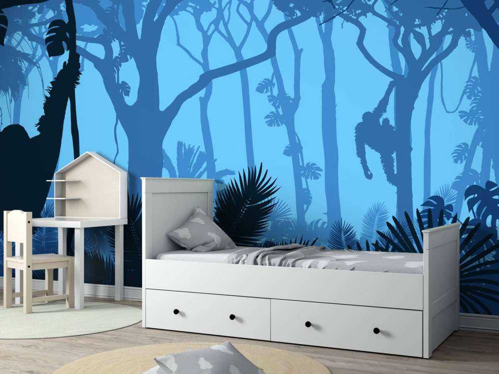 Monkeys in the jungle