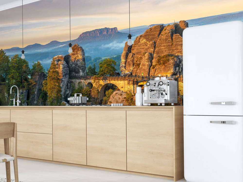 Bridge in the mountains