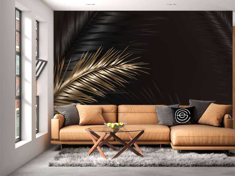 Ornamental palm leaves