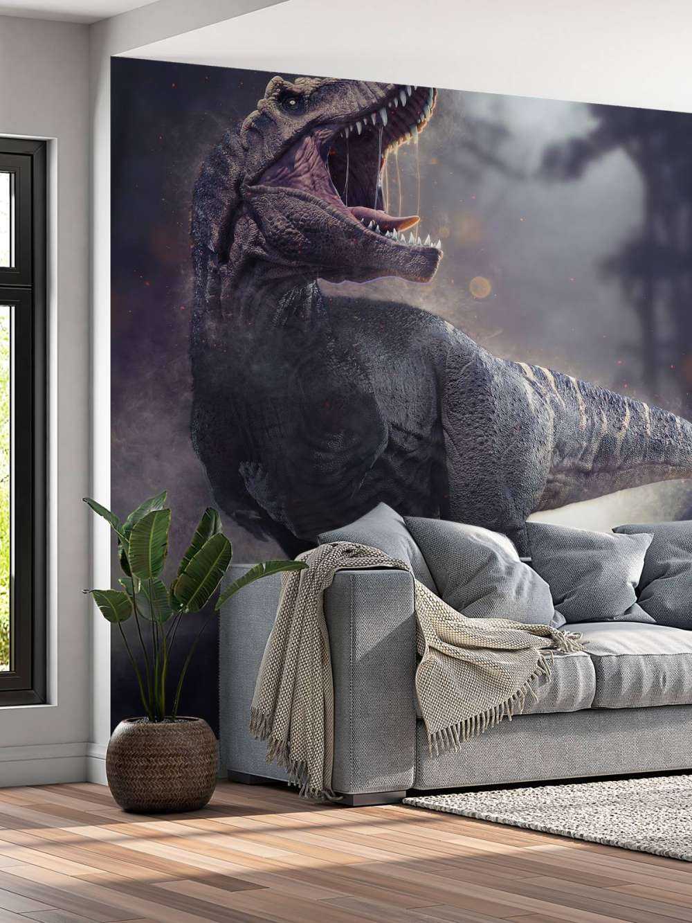 Tyrannosaurus Rex at night