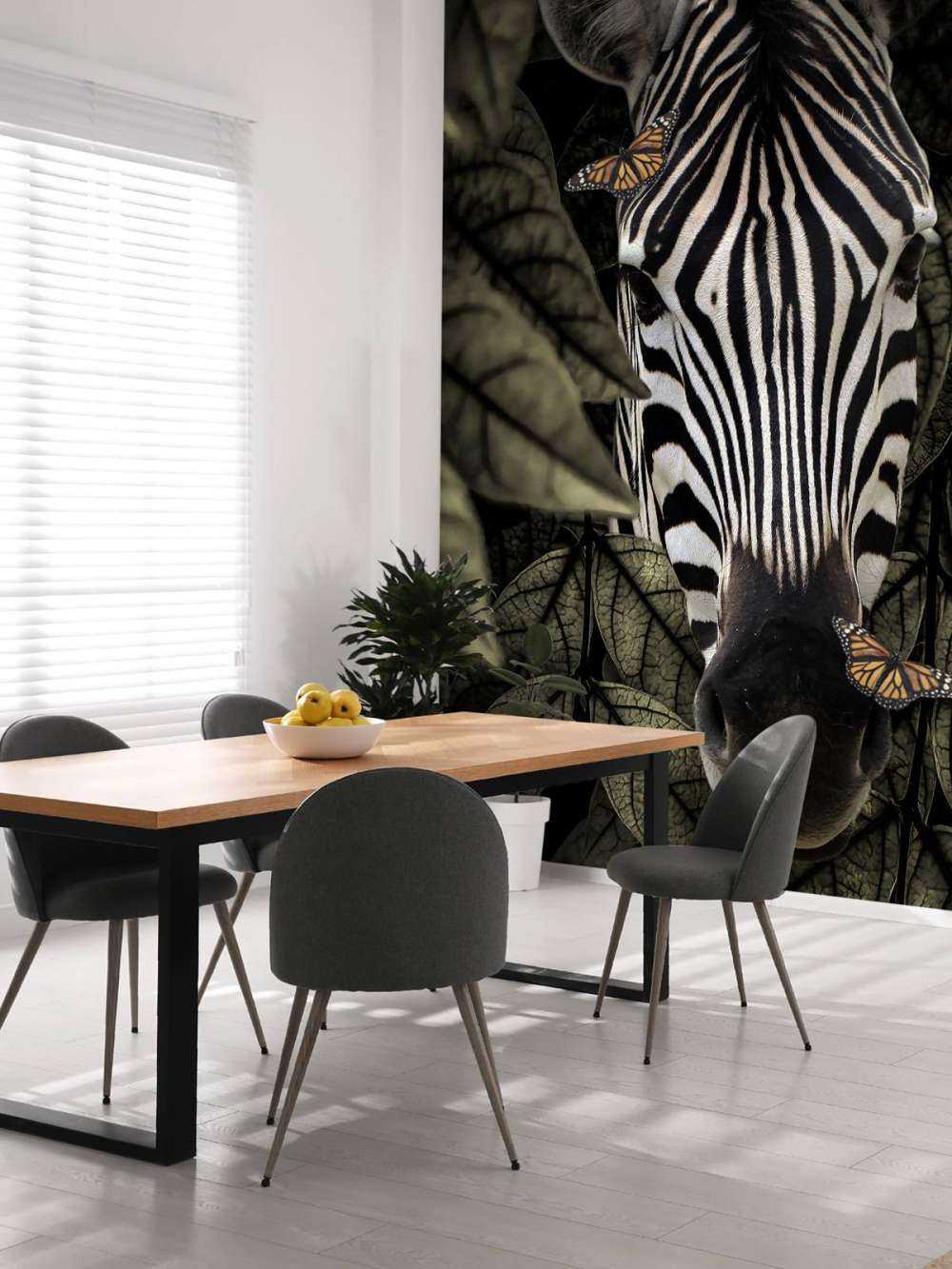 Jungle Zebra Portrait