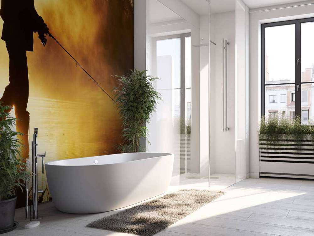 Fisherman at sunrise