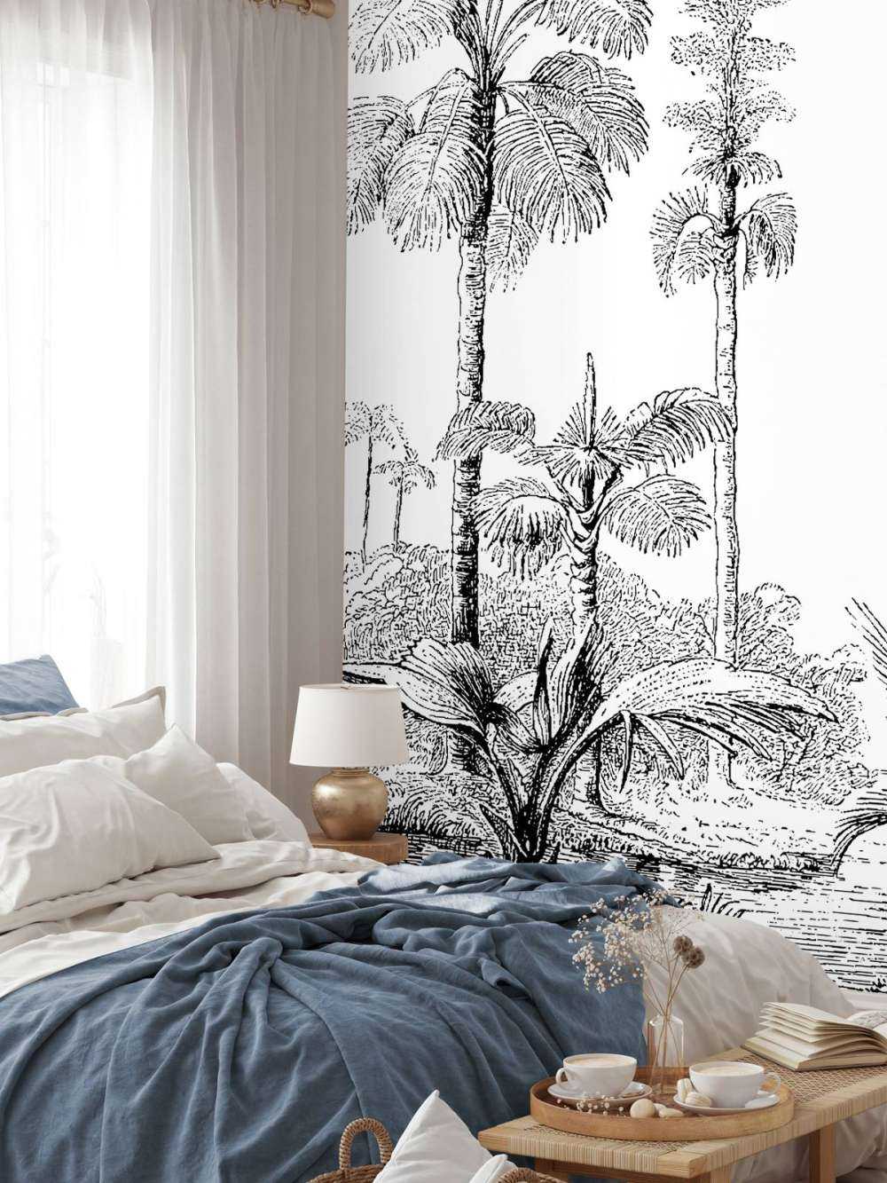 Shredded palm trees