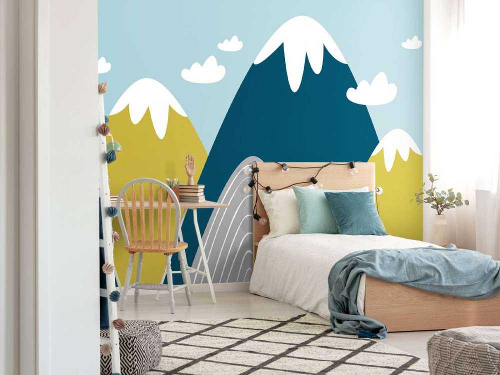 Coloured mountains