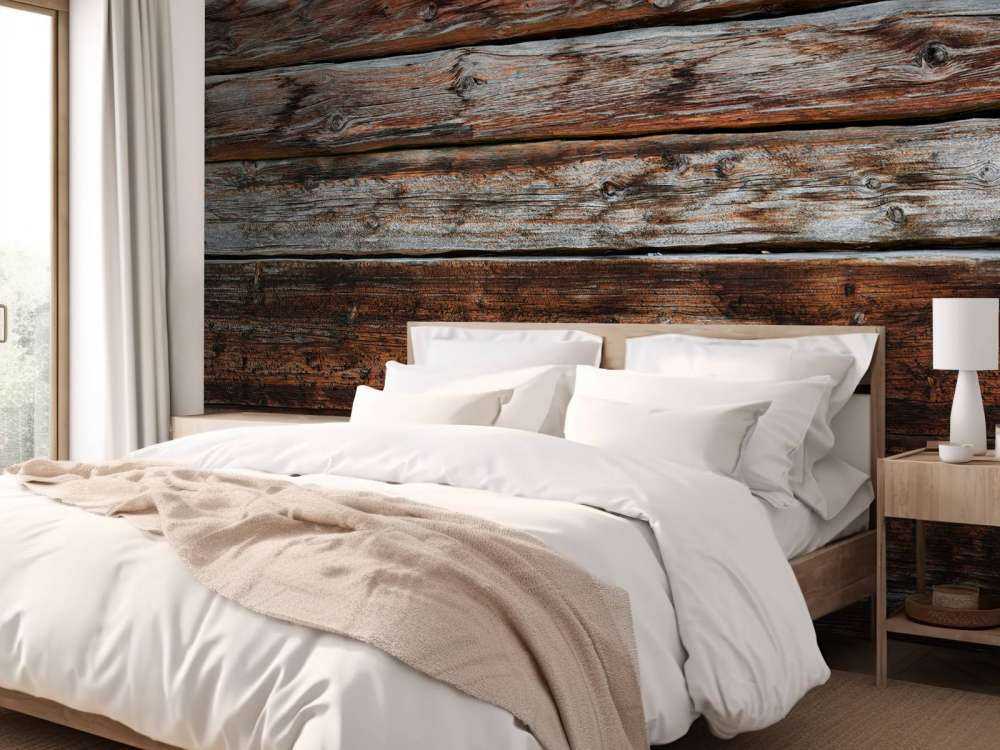 Rough weathered wood