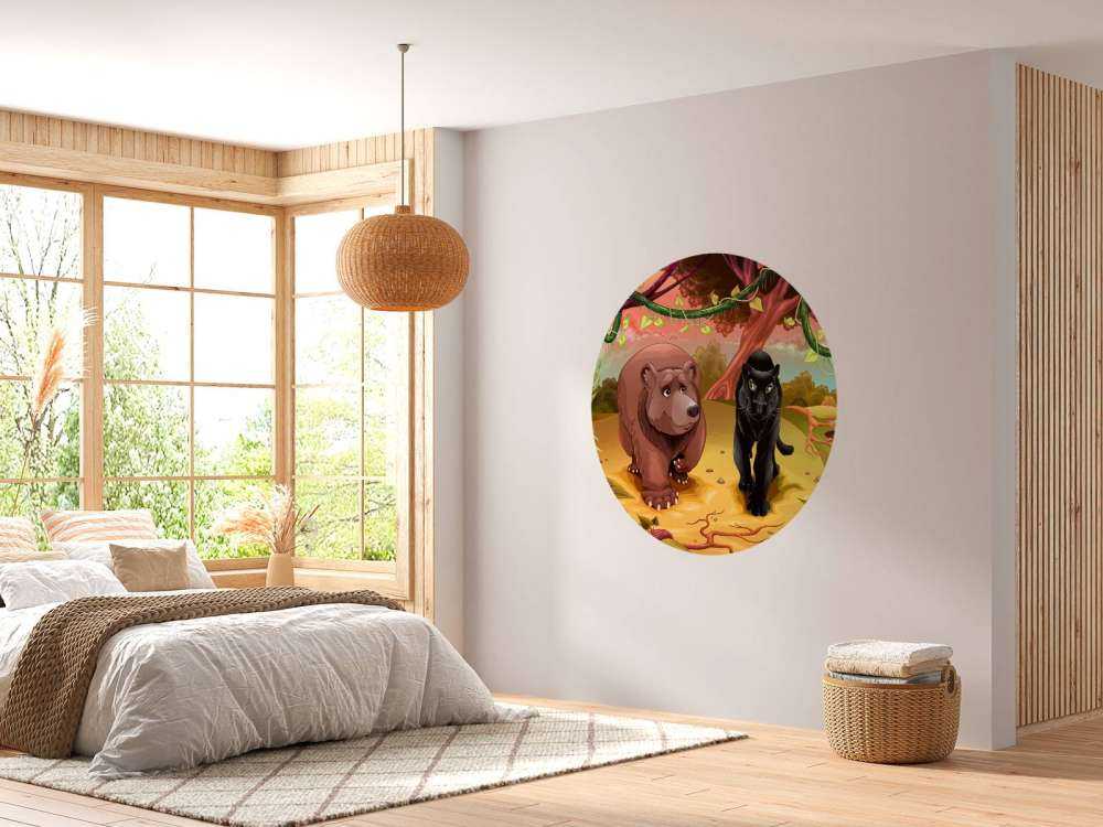 Friendly jungle animals