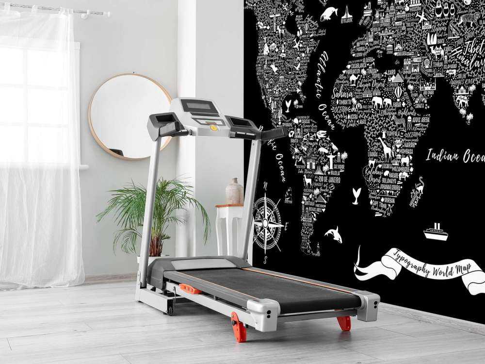 Zwart-wit wereldkaart