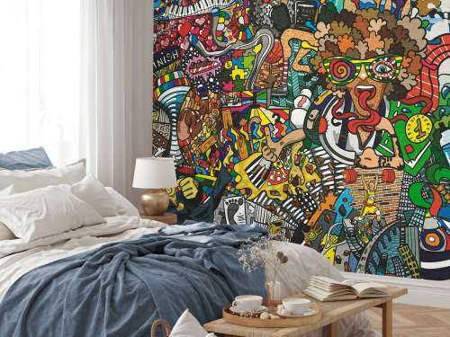 Chaotic graffiti
