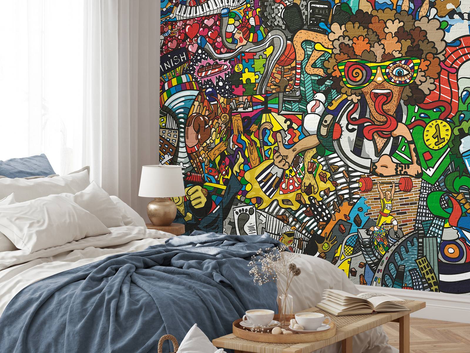 Chaotic graffiti