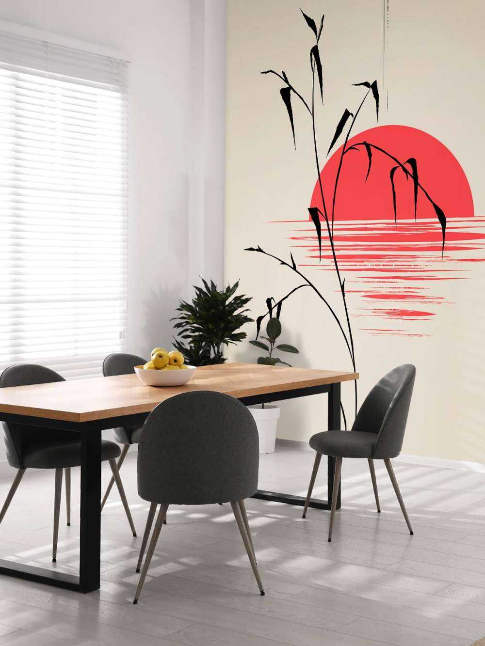 Zonsondergang illustratie