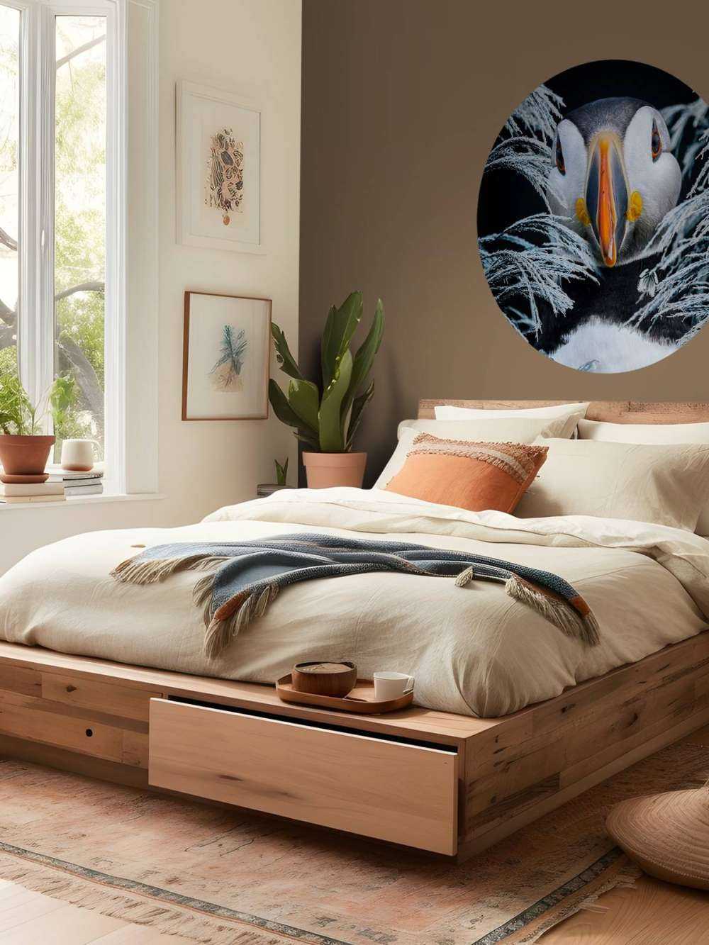 Atlantic Puffins Portrait