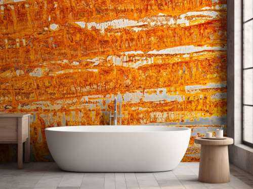 Rusted metal plate