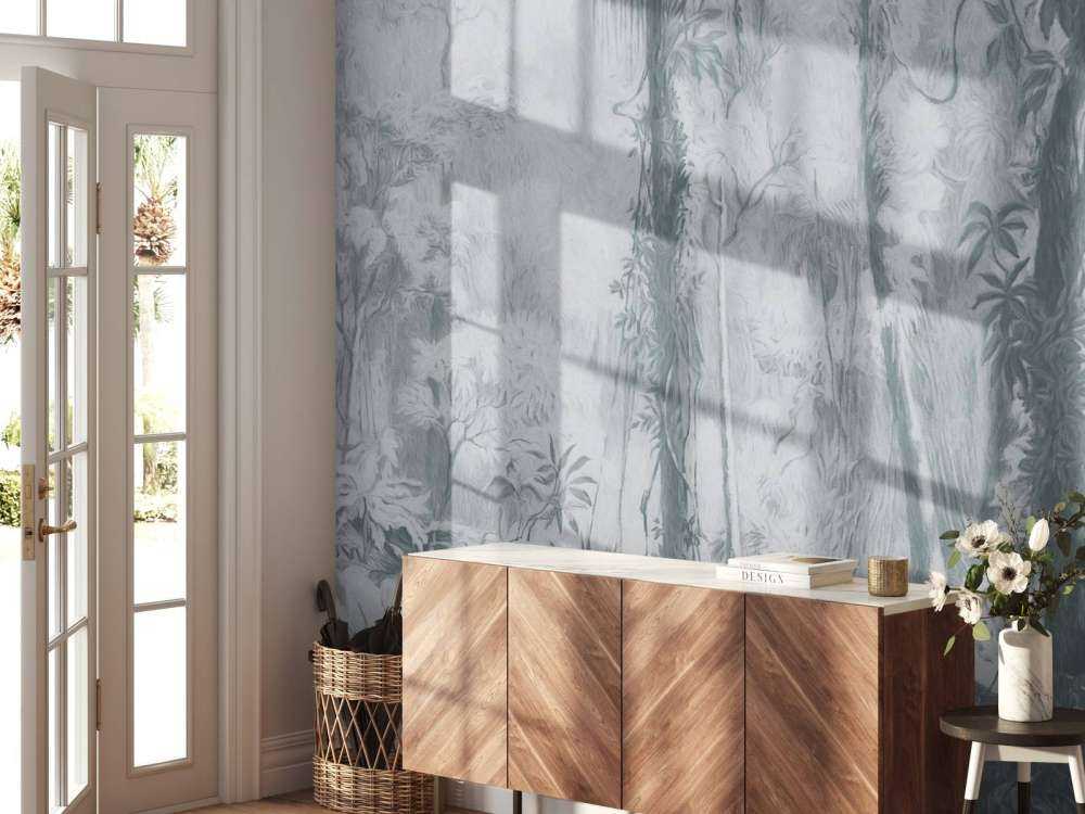 Tropical forest - blue