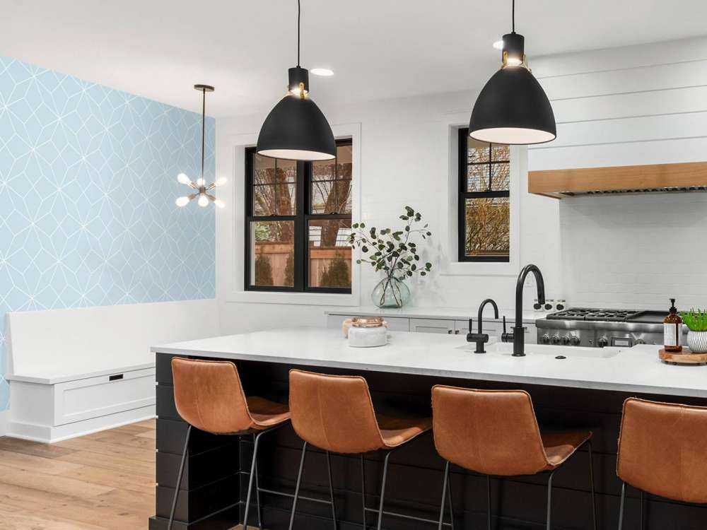 Light blue geometric lines