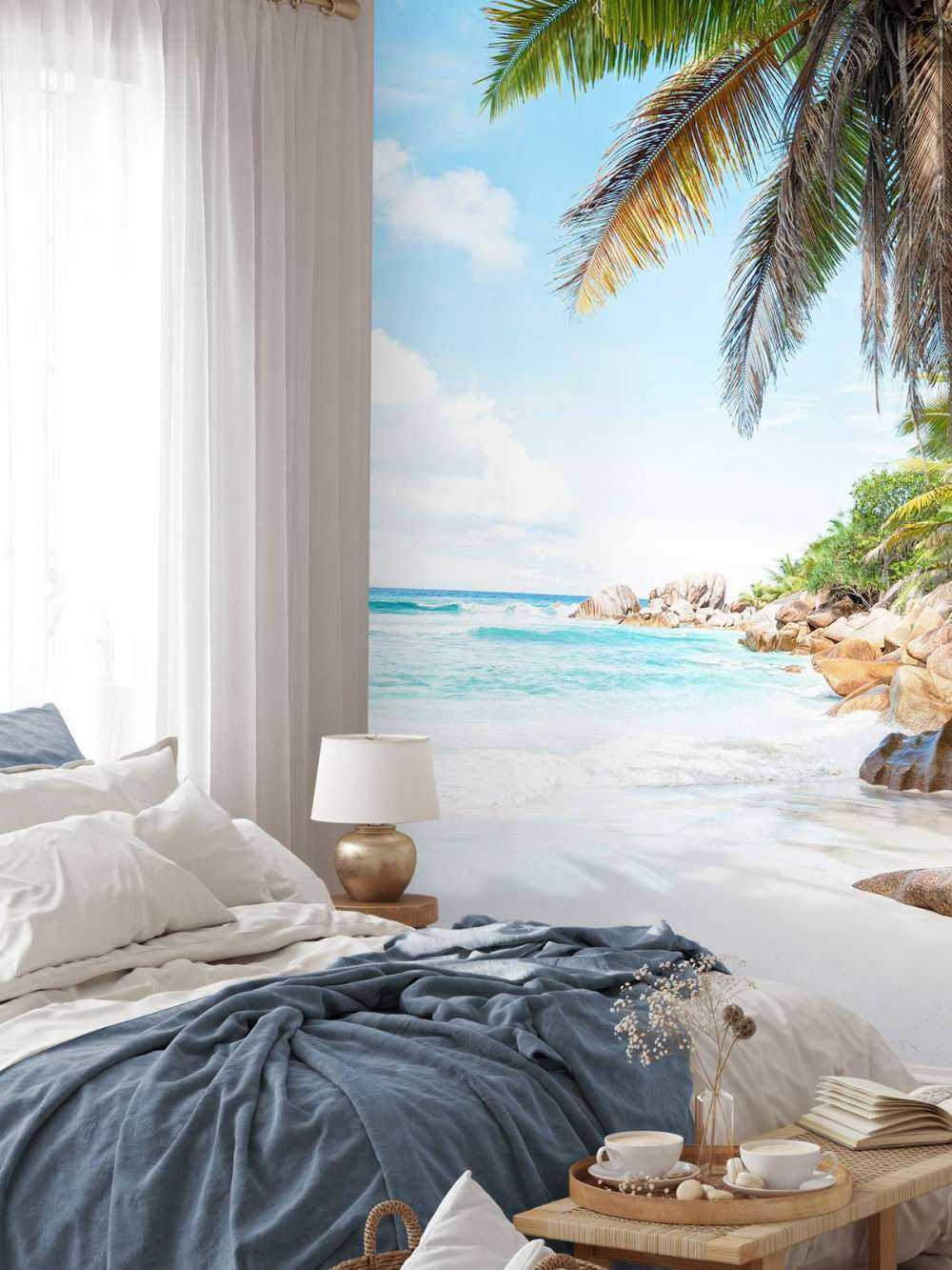 Beautiful tropical sand beach