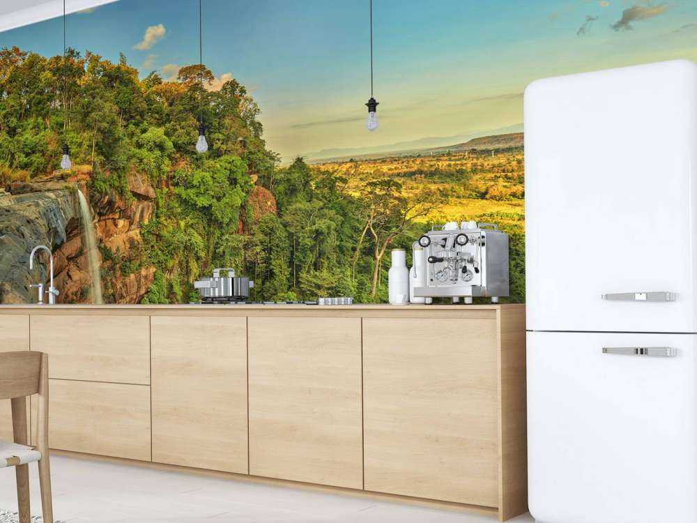 Waterfall at a cliff