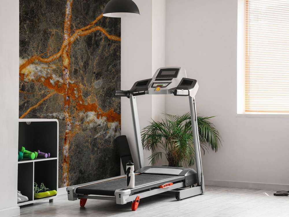 Marble with copper tones