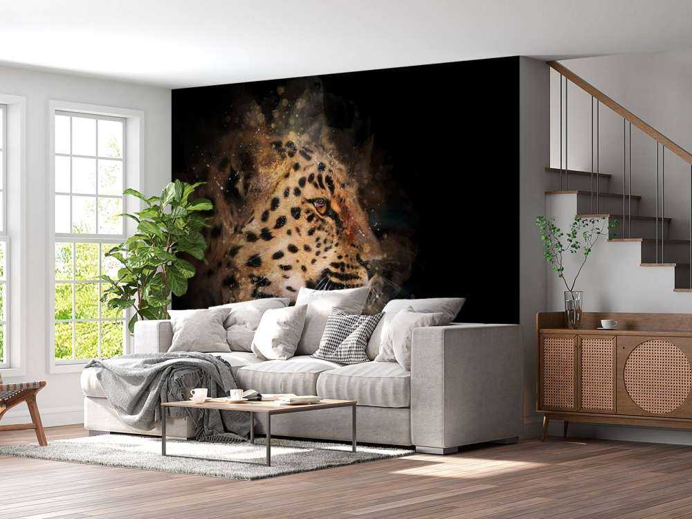 Painted leopard