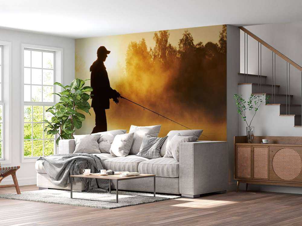 Fisherman at sunrise