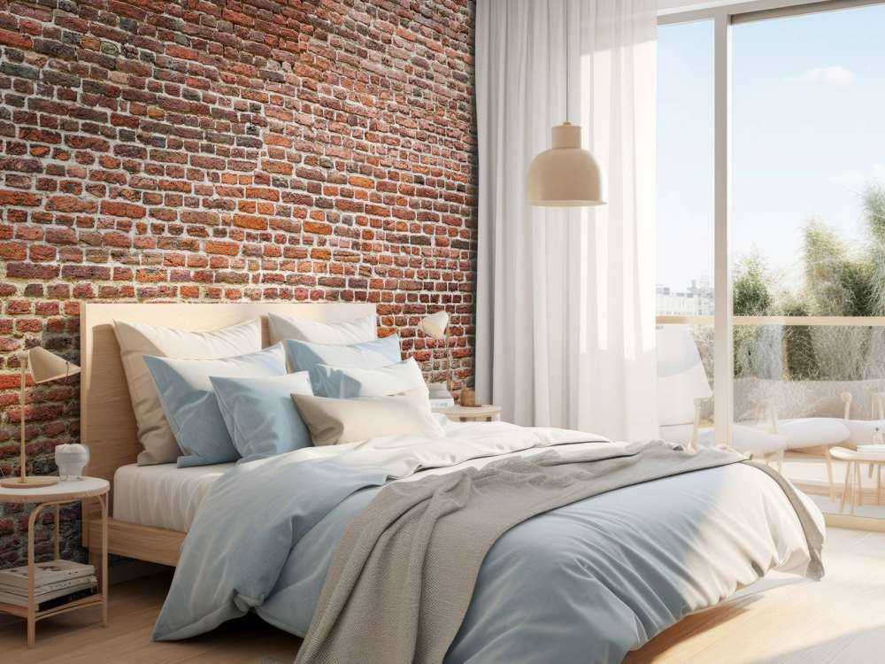 Restored exterior wall