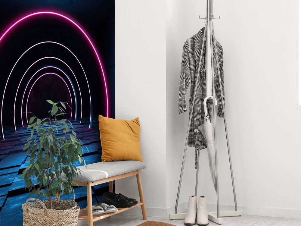 Modern futuristic hallway