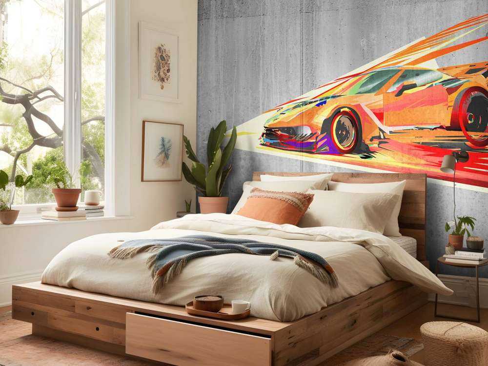 Graffiti racecar