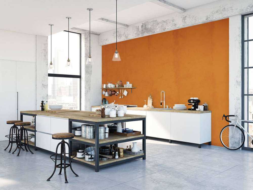 Golden brown concrete