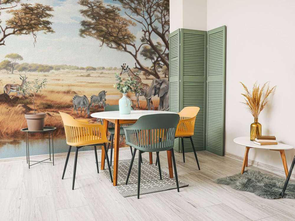 Safari landscape in color