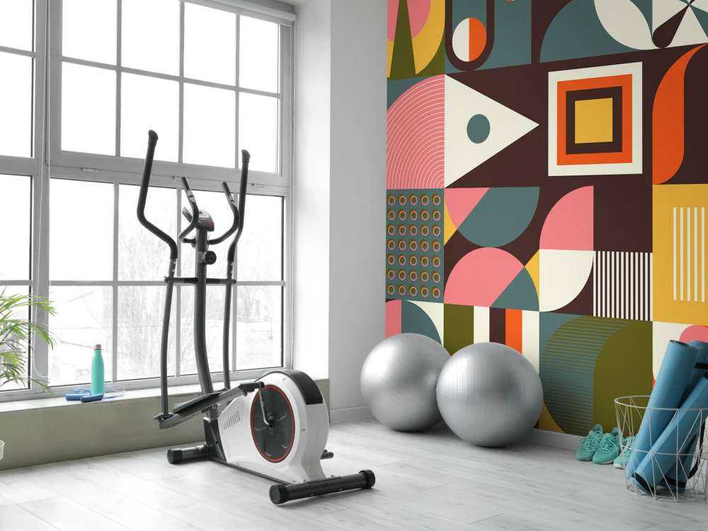 Colorful abstract shapes