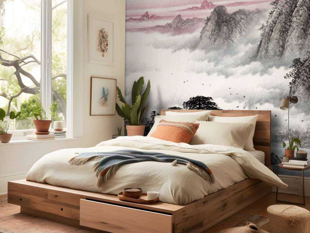 Chinese landscape traditionally