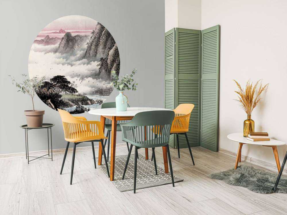 Chinese landscape traditionally