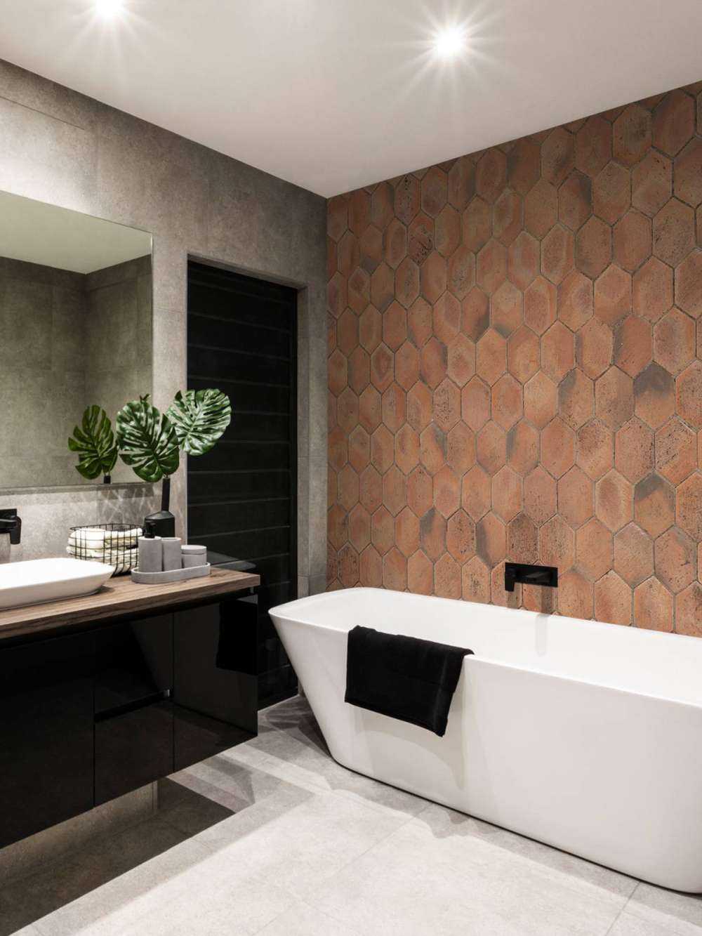 Unpolished stone floor