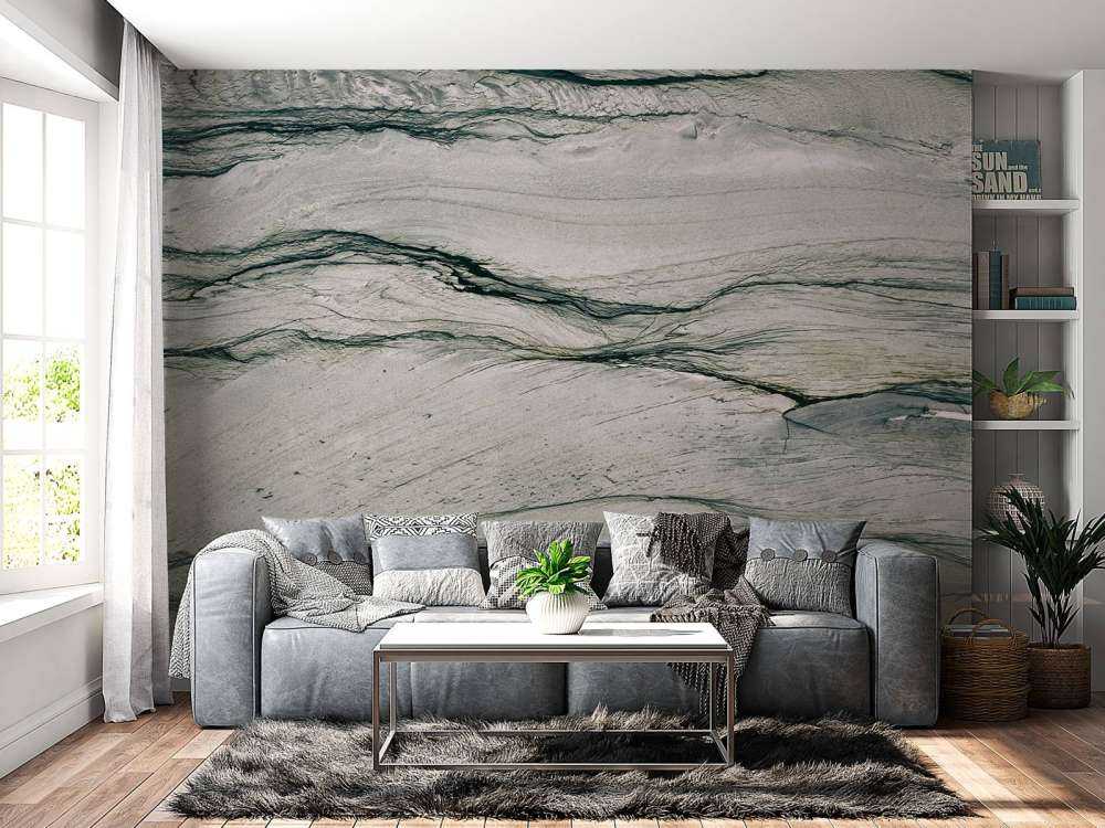 Layered marble with depth