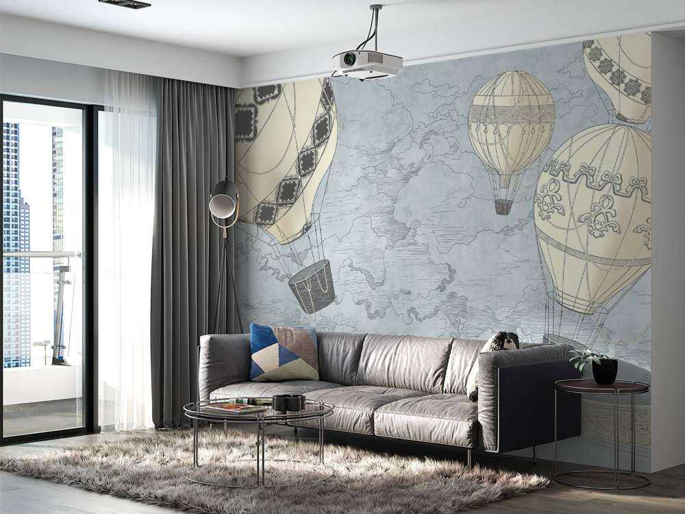 Modern hot air balloons