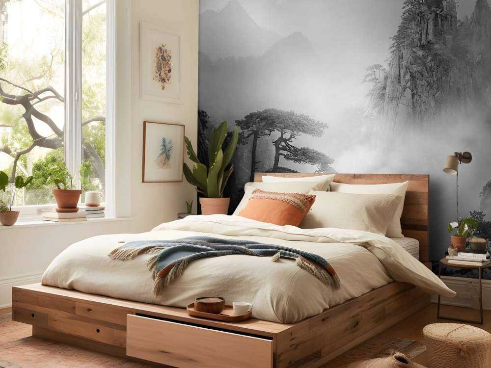 Huang Shan In The Fog