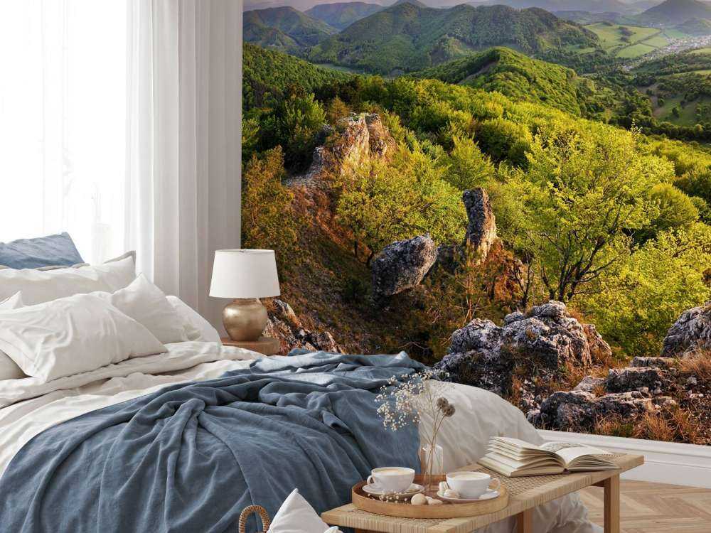 Mountain landscape in spring