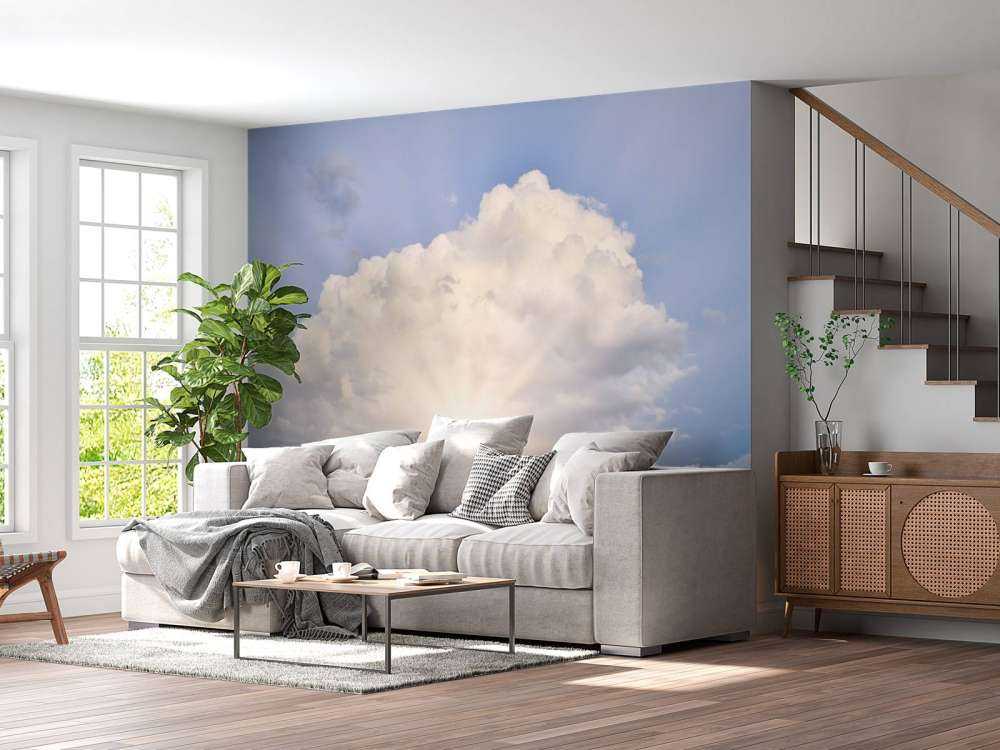 Sun rays through the clouds