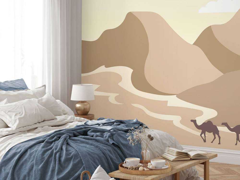 Woestijn illustratie